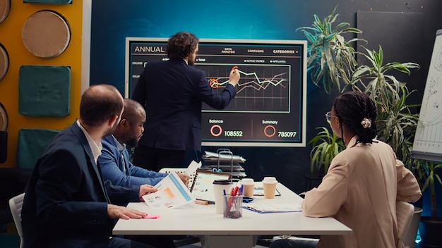 Equipo directivo en una empresa